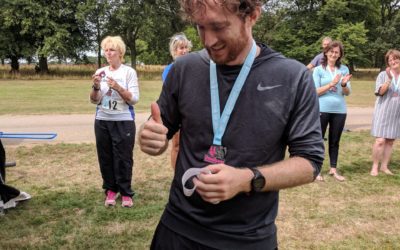 The Grim Reaper cheated by our BIM Keeper in the 100 mile challenge